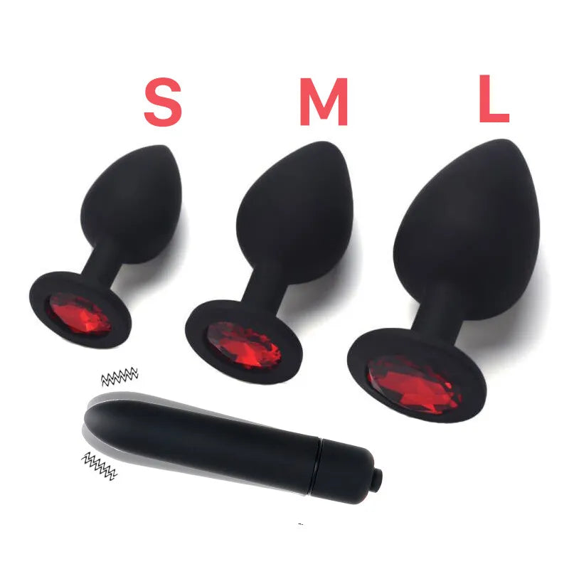 FlexiSense Multi Set - S+M+L+Vibrator - ButtPlugsLovers