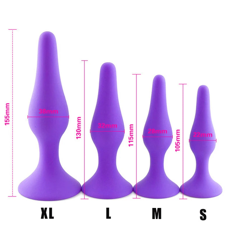 FlexiFit Silicone Buttplug - Massager & Dilator - ButtPlugsLovers