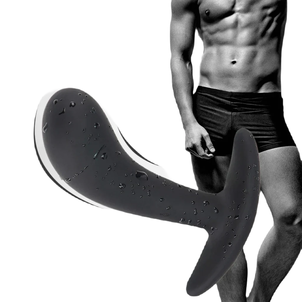 ProstaStim Grote Hoofd Silicone Buttplug - Zachte Gel Prostaat Massager - ButtPlugsLovers