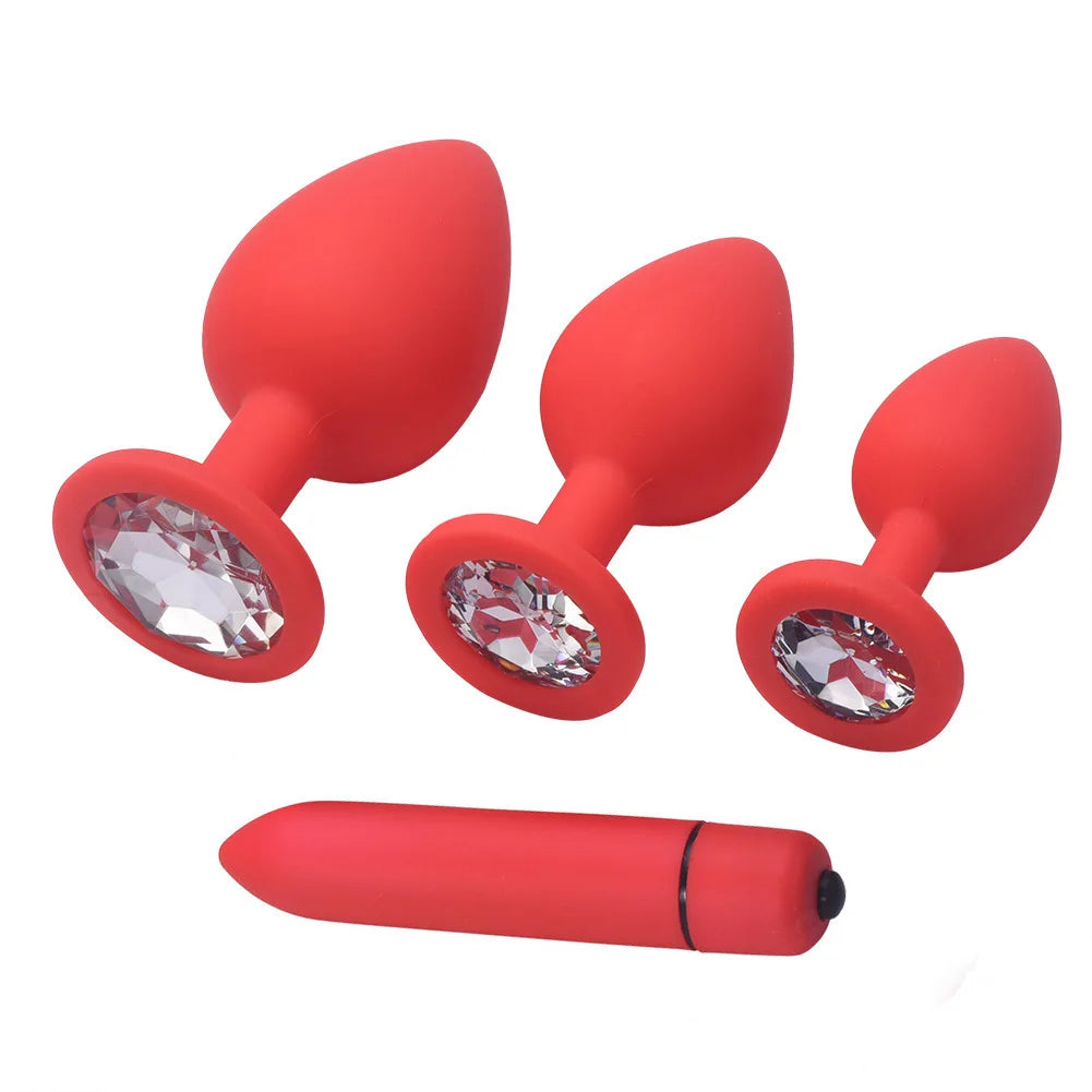 MultiSensual Vibe Pro – S+M+L+Vibrator - ButtPlugsLovers