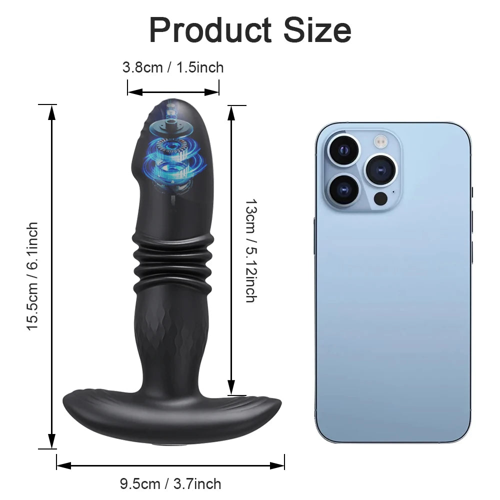 UltiPleasure - Draadloze Vibrerende Buttplug - ButtPlugsLovers