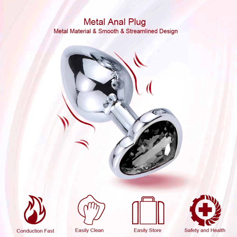 TriHeart IntimPlug - Buttplug Set - ButtPlugsLovers