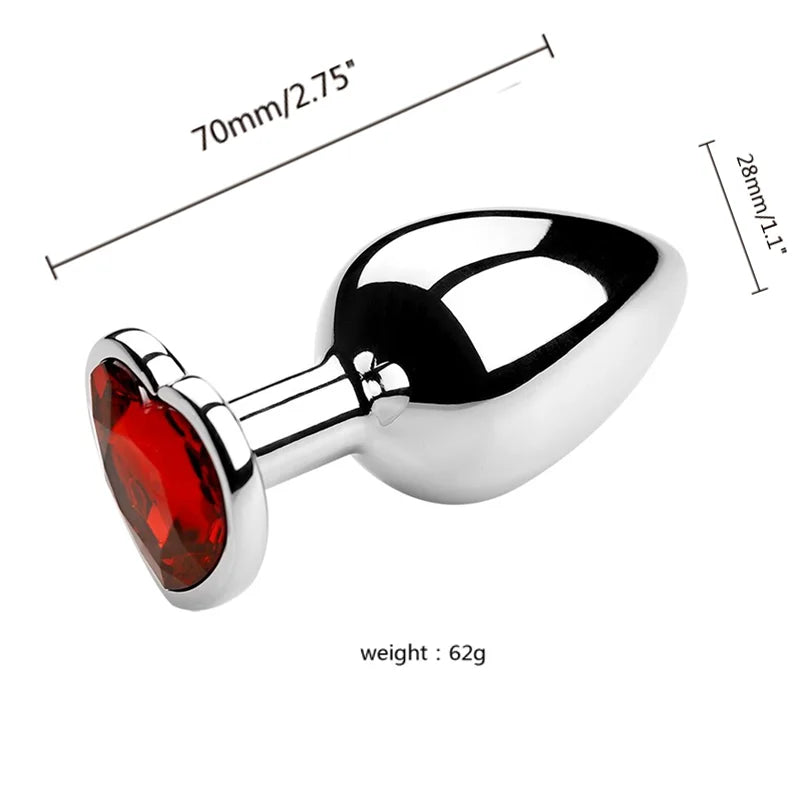 TriHeart IntimPlug - Buttplug Set - ButtPlugsLovers