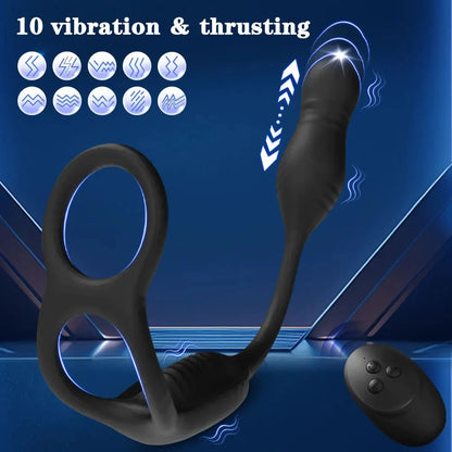 ProstaWave Draadloze Vibrerende Buttplug Massager - ButtPlugsLovers