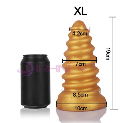 MegaThread Silicone Buttplug - Massager - ButtPlugsLovers