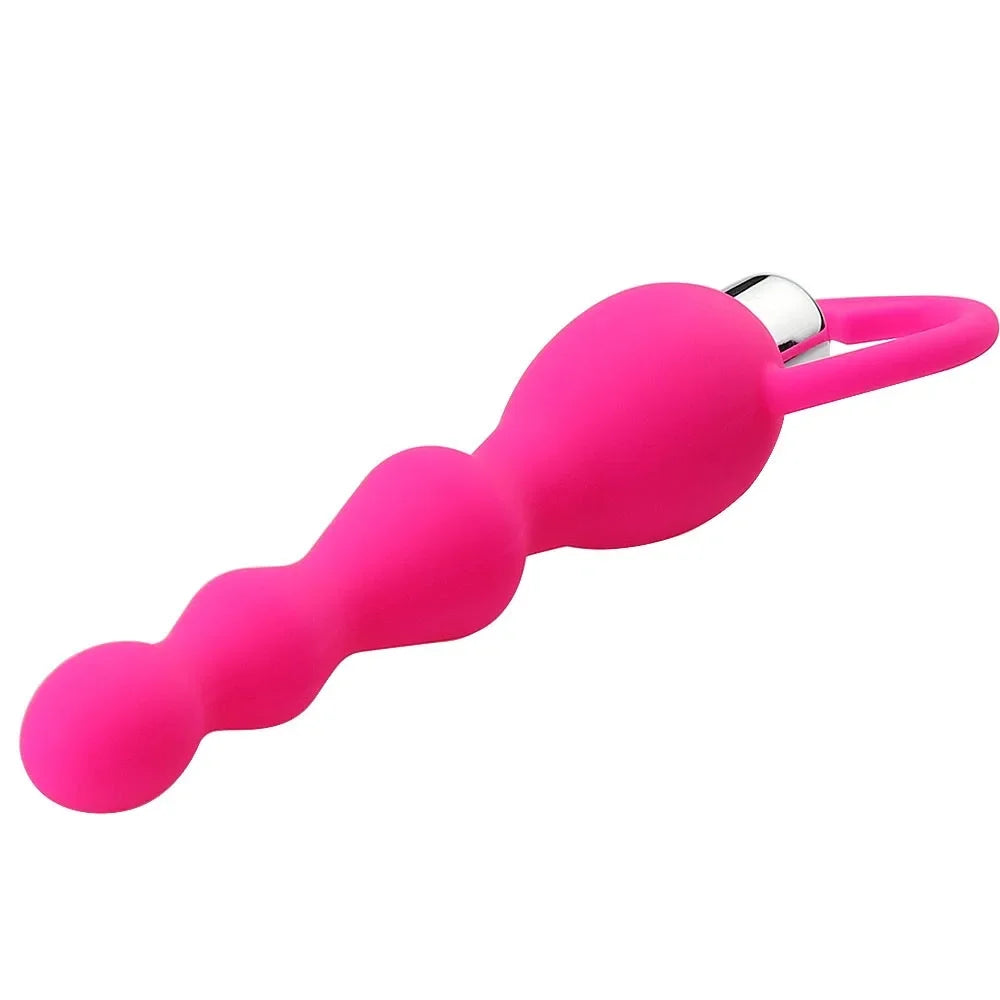 ProstaPulse Silicone Buttplug Massager - Vibrerende Parels - ButtPlugsLovers