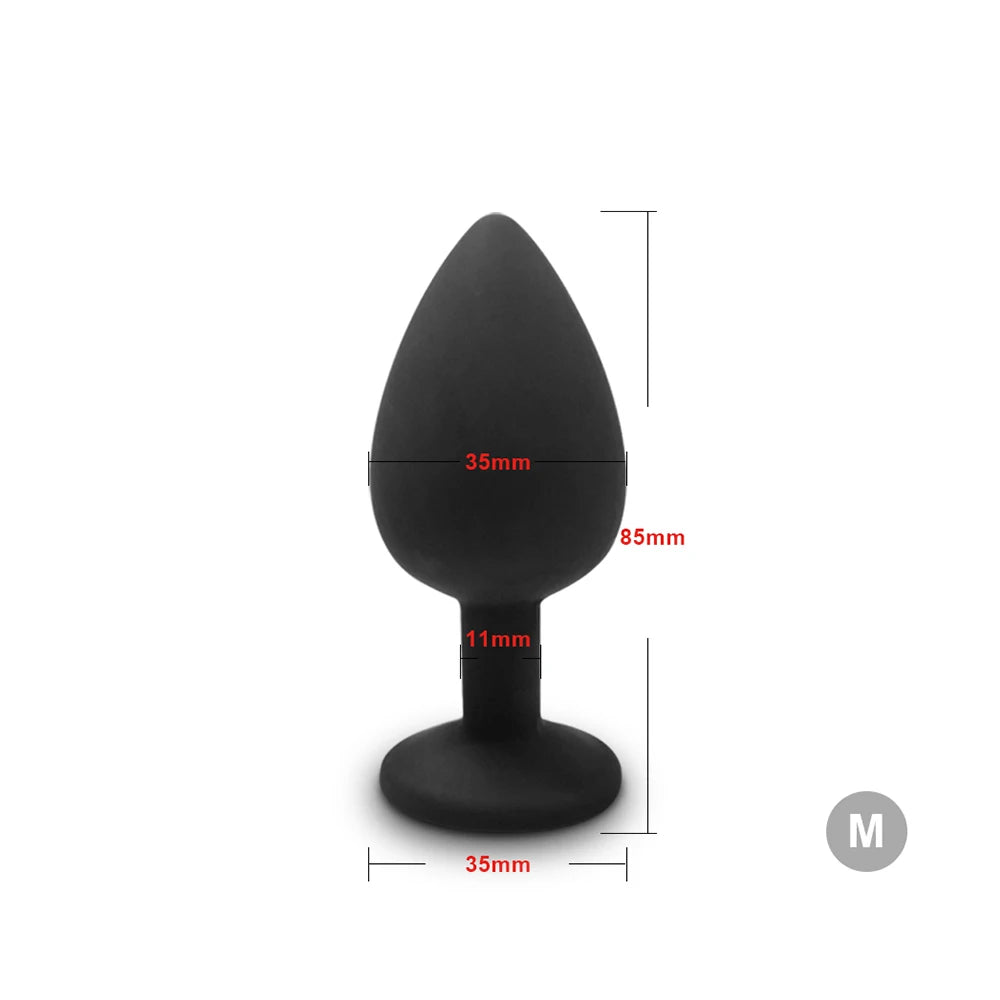 QuadPleasure Set - Buttplug Sensation S+M+L+Vibrator - ButtPlugsLovers