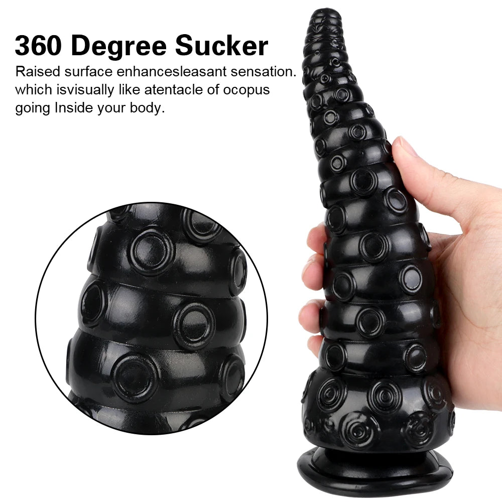 OctoStim Buttplug met Zuignap - ButtPlugsLovers