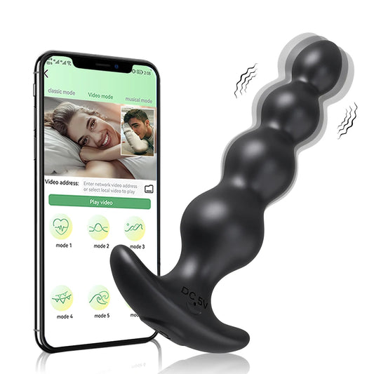 VibeWave Silicone Anale Parels Buttplug - ButtPlugsLovers