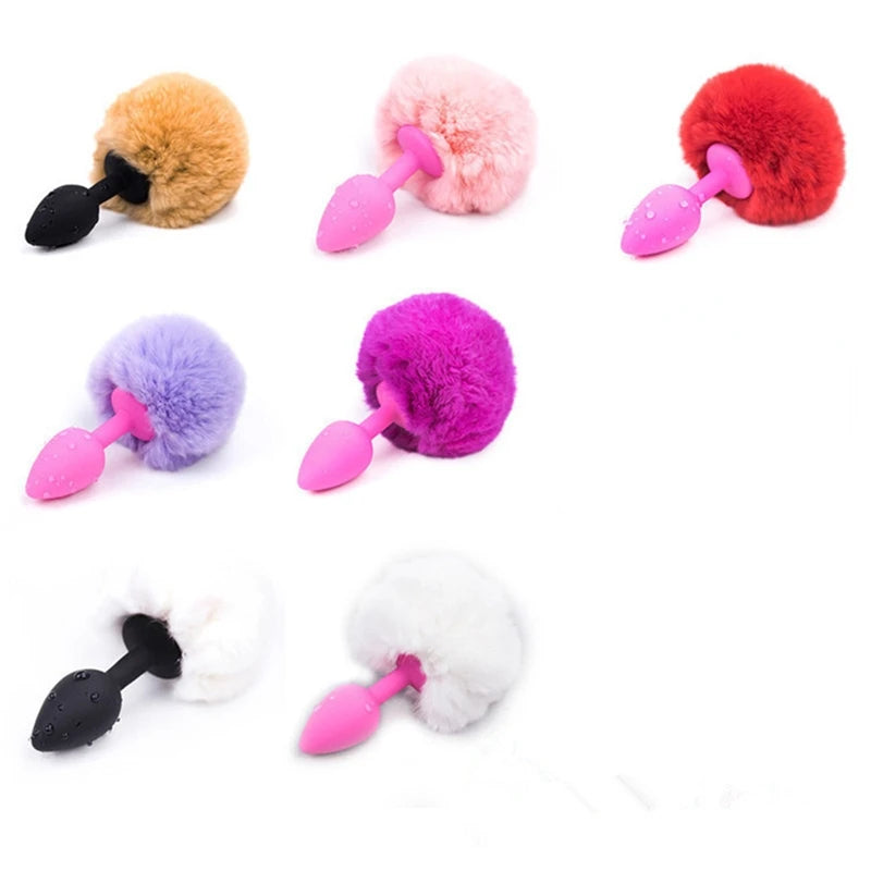 BunnyTail Silicone Buttplug - ButtPlugsLovers