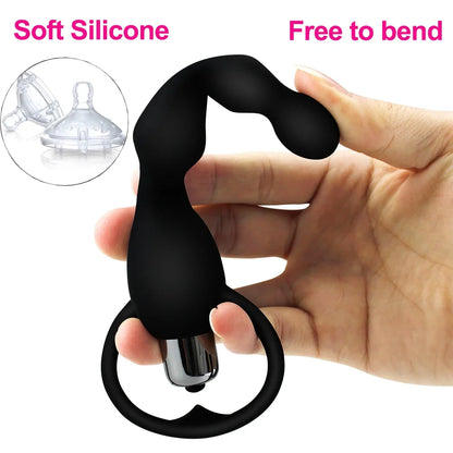 ProstaPulse Silicone Buttplug Massager - Vibrerende Parels - ButtPlugsLovers