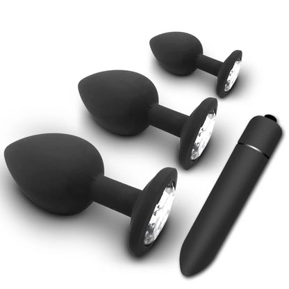 QuadStim Sensational Set - Buttplug Stimulators S+Vibrator - ButtPlugsLovers