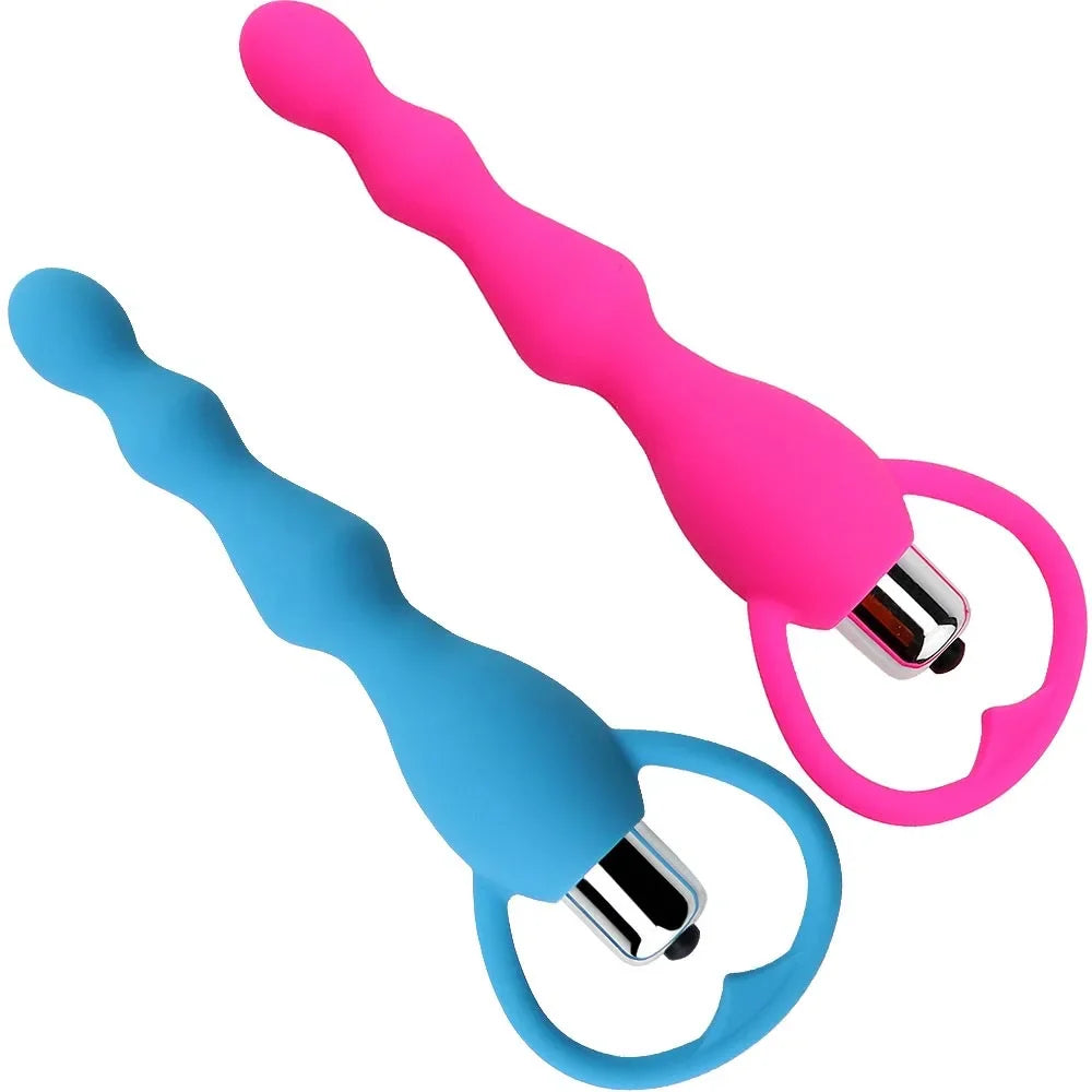 ProstaPulse Silicone Buttplug Massager - Vibrerende Parels - ButtPlugsLovers