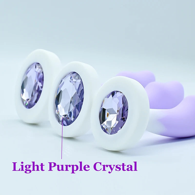 CrystalGlow Kristal Buttplug - ButtPlugsLovers