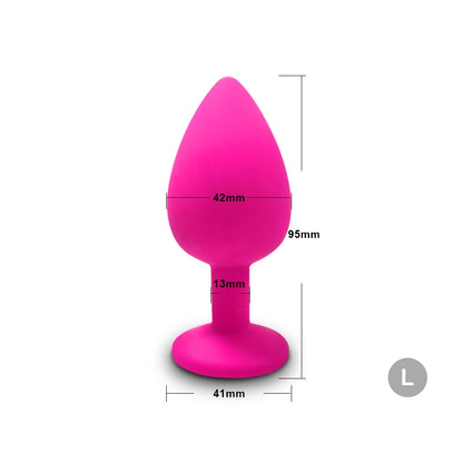 VibeFlex 4-Stuks Buttplugs - Sensual S+M+L+Vibrator - ButtPlugsLovers