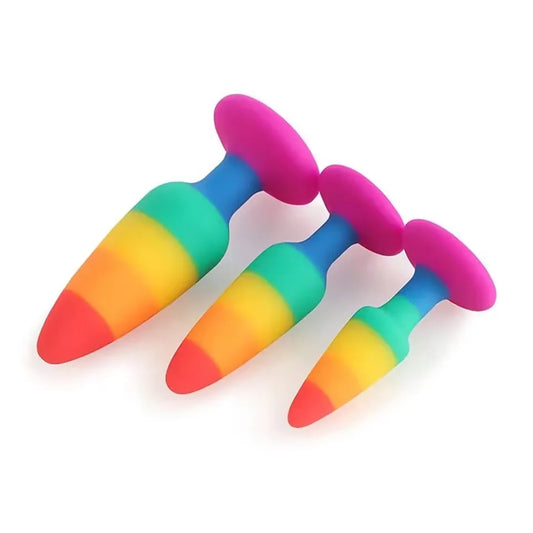 RainbowFlex – Soft Buttplug - ButtPlugsLovers