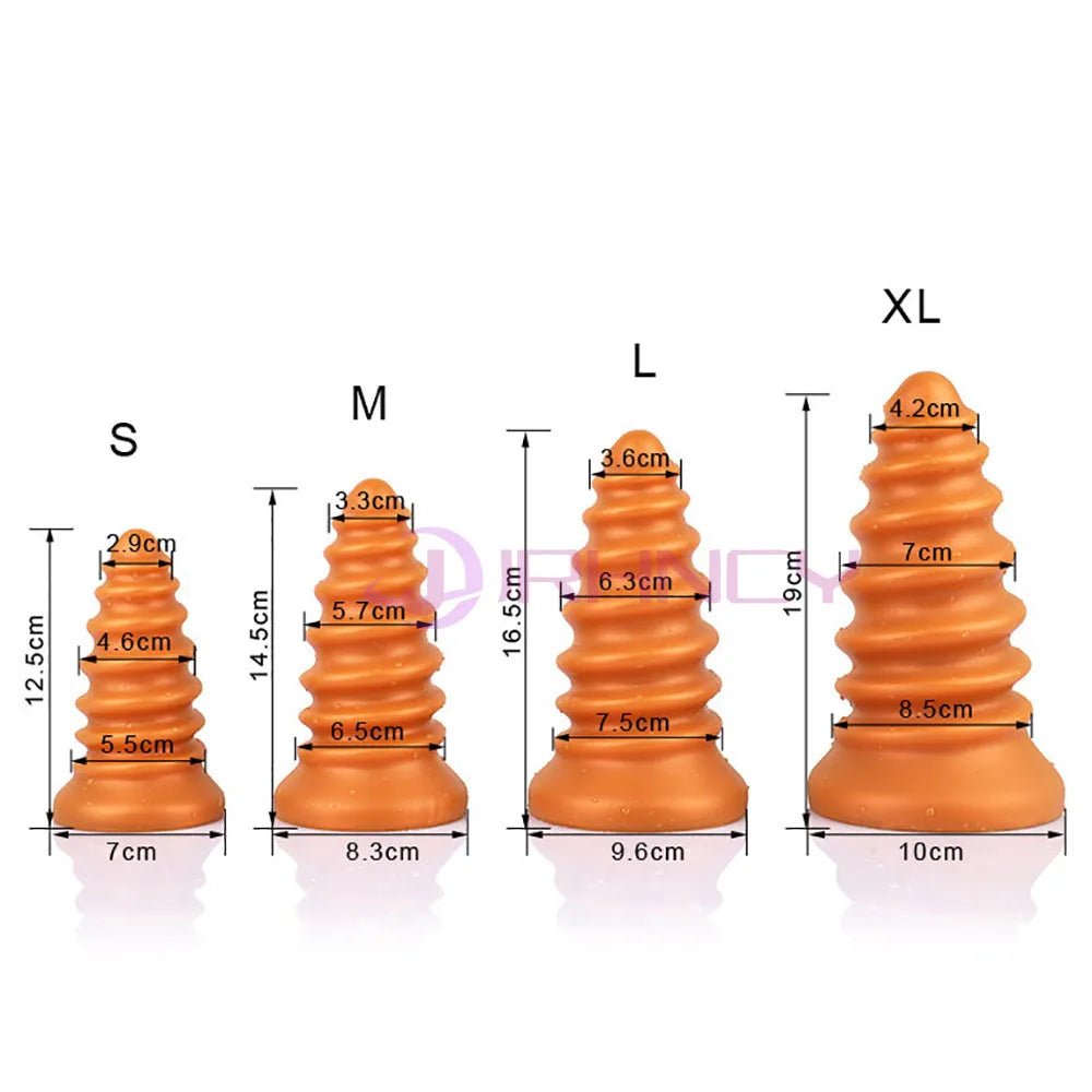 MegaThread Silicone Buttplug - Massager - ButtPlugsLovers