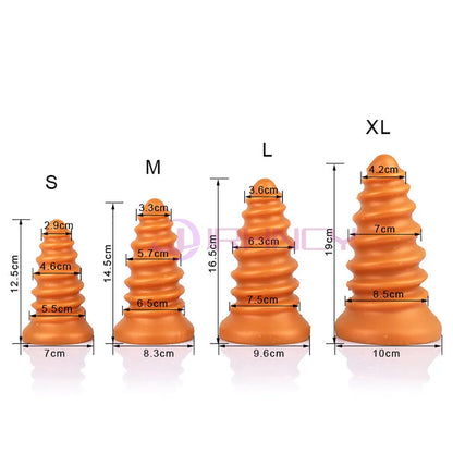 MegaThread Silicone Buttplug - Massager - ButtPlugsLovers