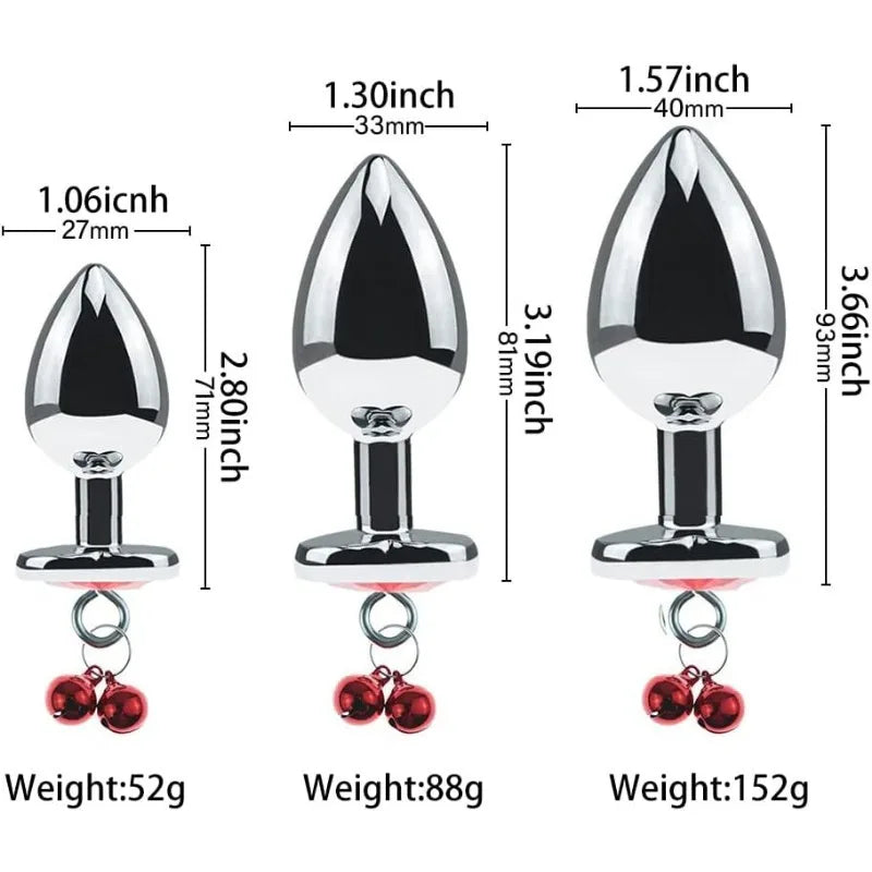 HeartBell Delight - Buttplug Premium - ButtPlugsLovers