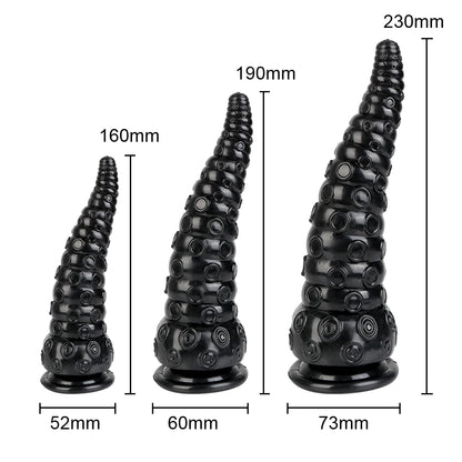 OctoStim Buttplug met Zuignap - ButtPlugsLovers