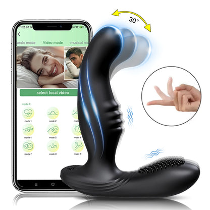 ProstaWave Remote Control Prostaat Massager - Vibrerende Buttplug - ButtPlugsLovers