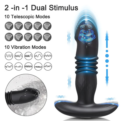 UltiPleasure - Draadloze Vibrerende Buttplug - ButtPlugsLovers