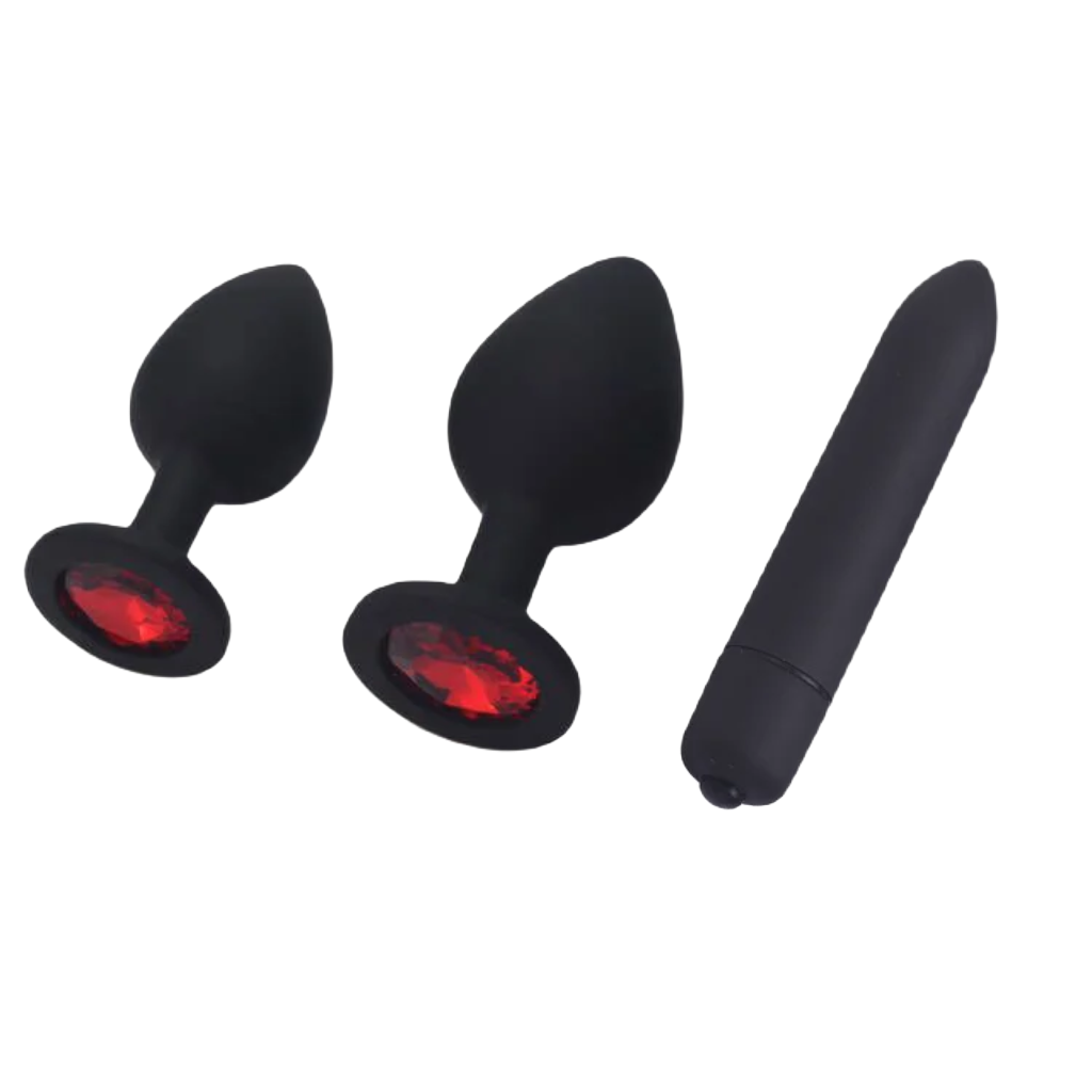 FlexiVibe Trio – S+M+Vibrator - ButtPlugsLovers