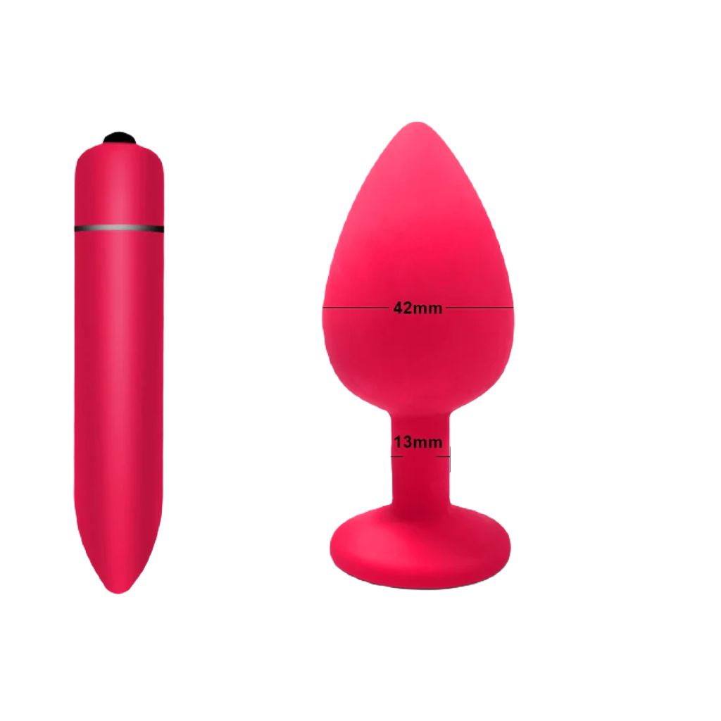 TwinWin Set -  Buttplug Specials L+Vibrator - ButtPlugsLovers