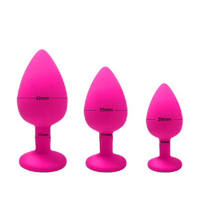 QuadFlex Buttplug Set S+M+L - ButtPlugsLovers